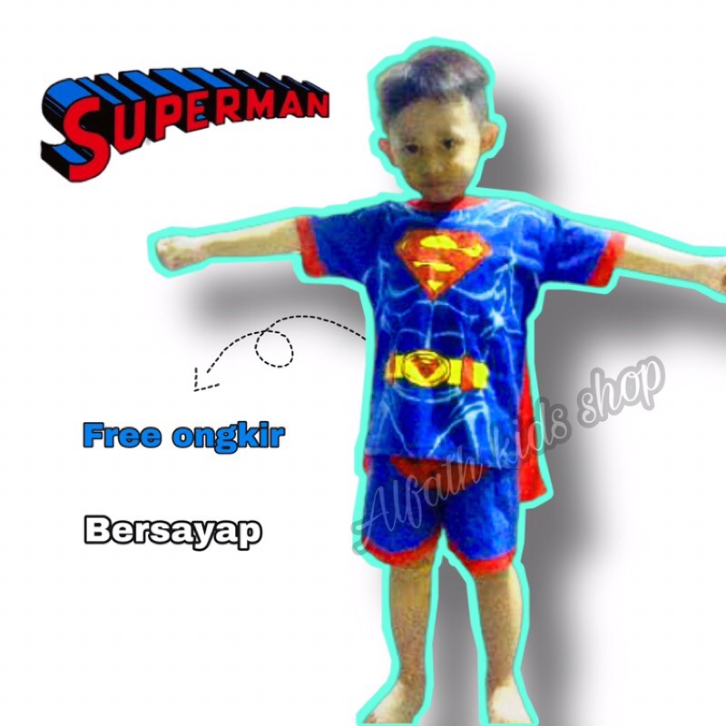 SHORT-STYLE SUPERMAN CHILDRENS SUIT |SUPERMAN COSTUME