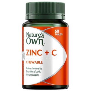 Natures Own Zinc + C 60 Lozenges