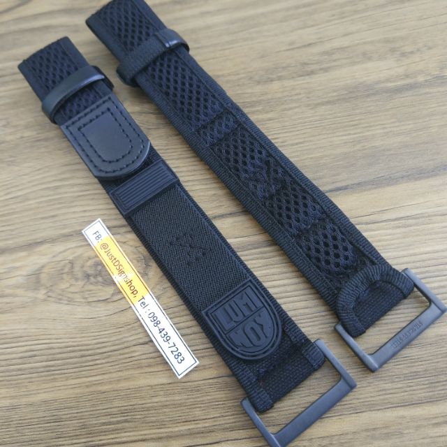 Luminox quick strap ลายดำล้วน สายตีนตุ๊กแก ลูมิน็อก ของแท้ ของใหม่ (ช่วยอ่านรายละเอียดสินค้าก่อนสั่ง