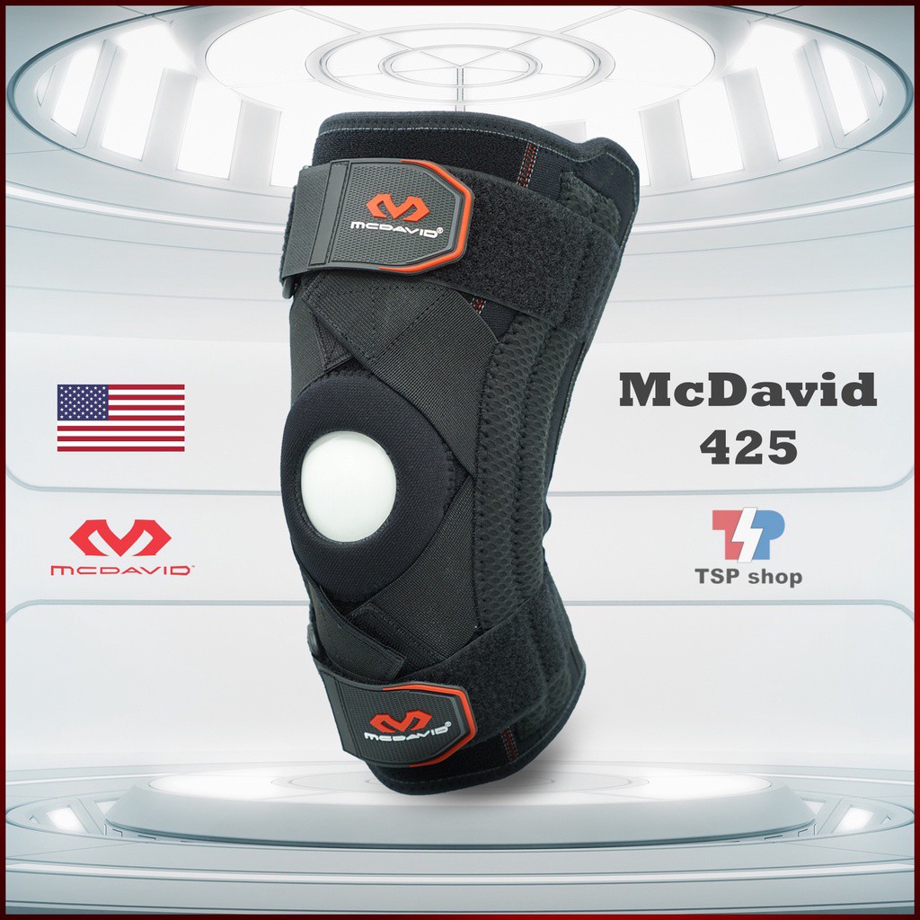 พร้อมส่ง！！ McDavid 425 knee support ที่รัดเข่า พยุงเข่า ซัพพอร์ตเข่า สำหรับผู้มีปัญหาเอ็นไขว้หน้า เอ