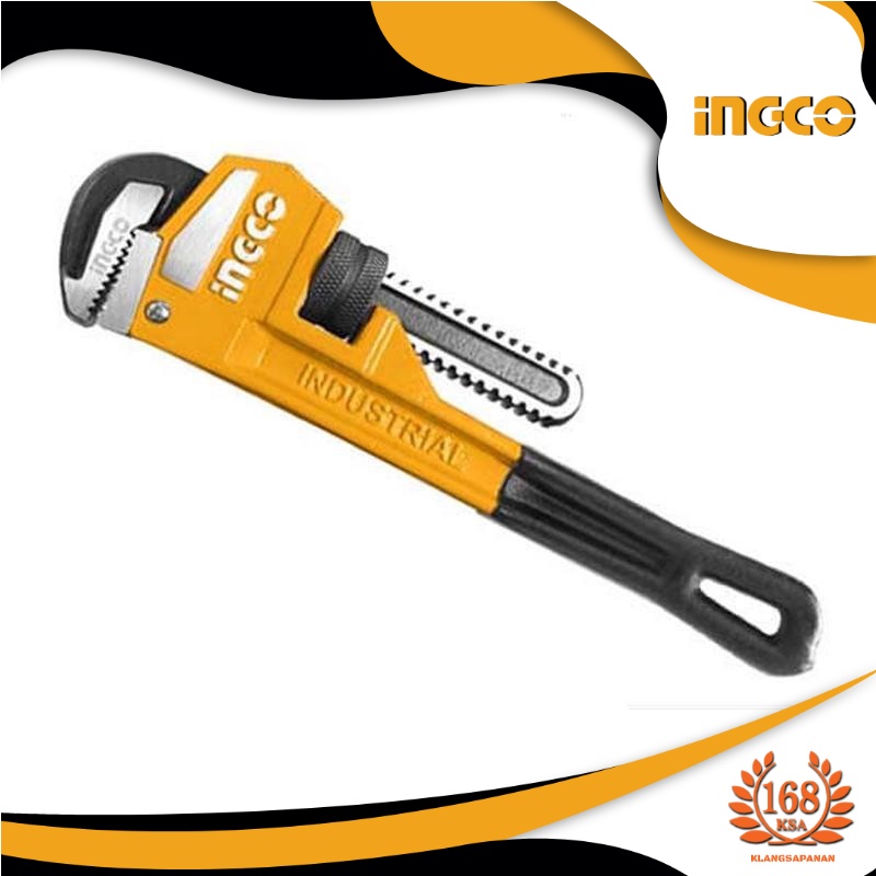 INGCO ประแจจับท่อ จับแป๊ป ขาเดี่ยว รุ่น 10นิ้วHPW0810 /12นิ้วHPW0812/ 14นิ้วHPW0814/ 18นิ้วHPW0818