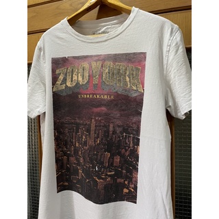 เสื้อยืดวงโลหะ เสื้อยืดสเก็ต ZOO YORK UNBREAKABLE Size L