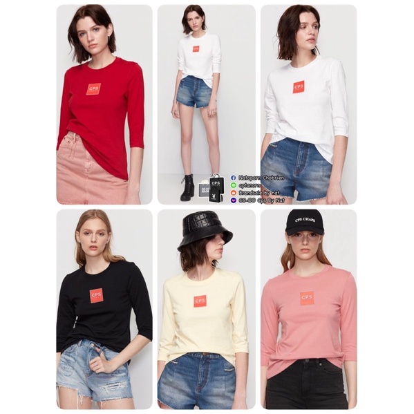 CPSCHAPS LOGO(CPSWLGL02)แขนยาวหญิง💯พร้อมส่ง
