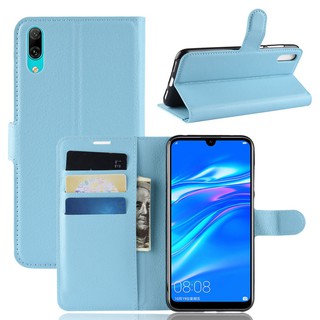 เคส Huawei Enjoy 9/Huawei Y7 Pro 2019 6.26 เคสหนัง ฝาพับ โทรศัพท์กรณี