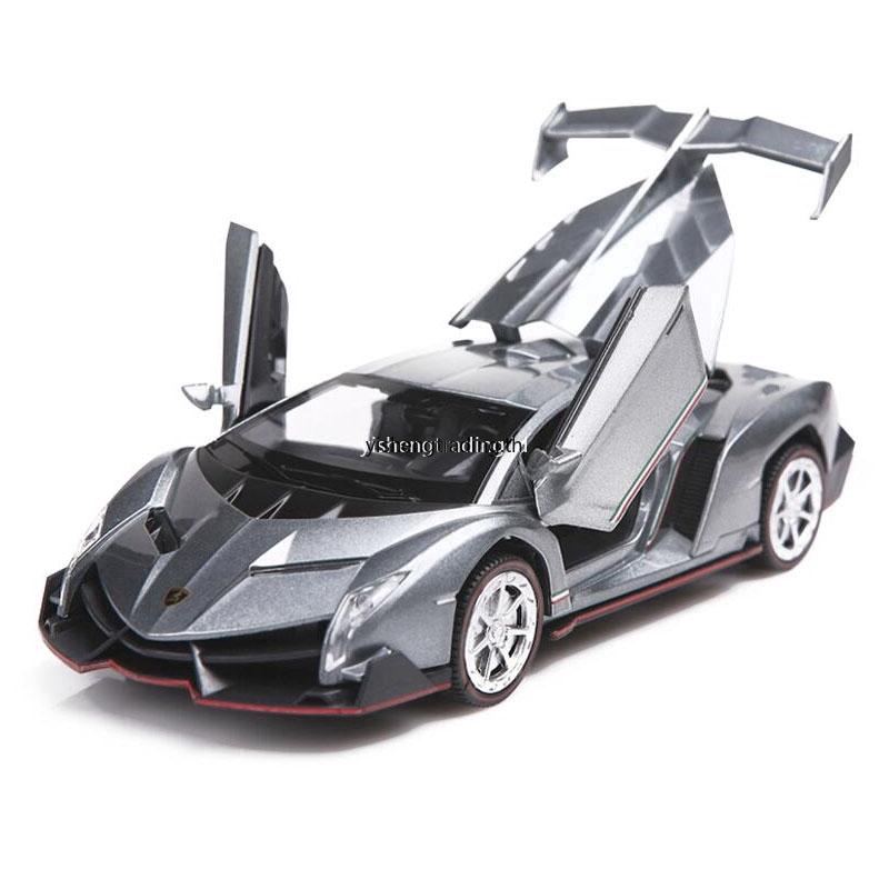 1:32 สเกล Lamborghini-i Veneno รถของเล่นเหล็กผสม