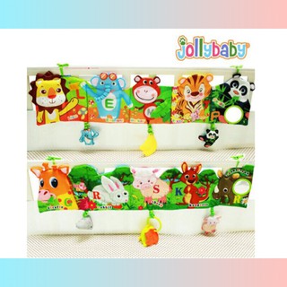 หนังสือผ้าติดขอบเตียง Jollybaby Alphabet Zoo [G16]