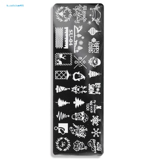 Farfi  Nail Transfer Plate Manicure Art Stainless Steel Printing Plate Human Face Design