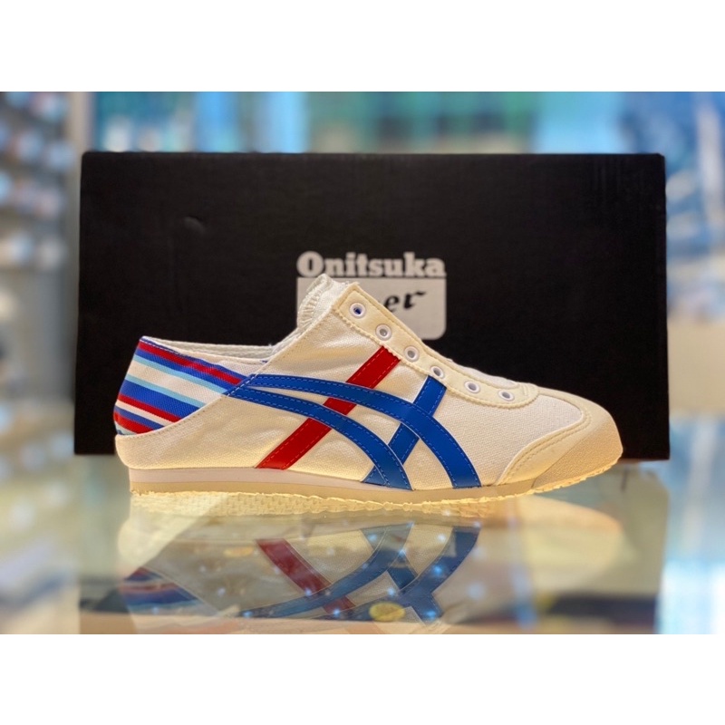 NEW Onitsuka Tiger Mexico66 Paraty White/Blue ของแท้100%