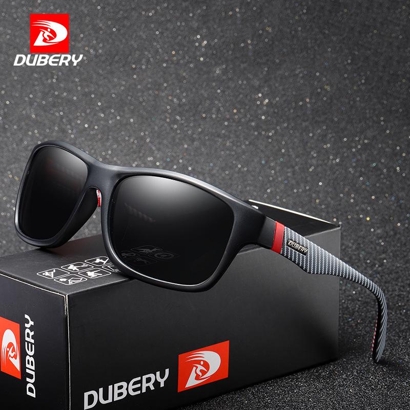 DUBERYกีฬาแว่นกันแดด Polarized แว่นตากันแดดกรอบขนาดใหญ่สำหรับผู้ชายแว่นตากลางแจ้ง732