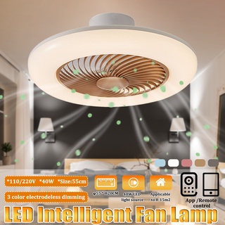 โคมไฟติดเพดาน LED 110V 220V หรี่แสงได้ พร้อมรีโมตคอนโทรล สําหรับบ้าน ออฟฟิศ