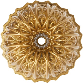 Pre order Nordic Ware Cut Crystal Cast Bundt Pan, 10 Cup Capacity, Gold (รอสินค้า 15วันนำเข้าUSA)