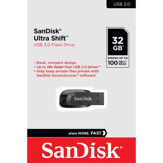 👉🏼สินค้าพร้อมส่ง❗️👈🏼 (ของแท้ 100%) USB FLASH DRIVE 3.0 SANDISK ULTRA SHIFT