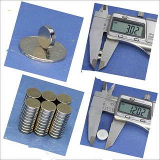 10/50ชิ้น แม่เหล็กนีโอไดเมียม12x3มิล Magnet Neodymium 12*3mm แม่เหล็กแรงสูง กลมแบน 12x3mm แม่เหล็ก 12*3mm แรงดูดดี