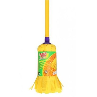 อุปกรณ์ทำความสะอาด ไม้ม็อบจุกไมโครไฟเบอร์ 3M YELLOW MOP