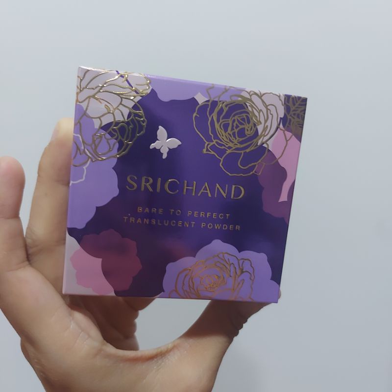 Srichand Bare to Perfect Translucent Powder 10g แป้งฝุ่นโปร่งแสง แป้งม่วง