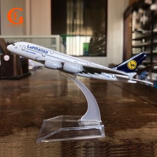 โมเดลเครื่องบินโลหะ Germany Lufthansa Airbus 380 A380 ของขวัญ สําหรับเก็บสะสม