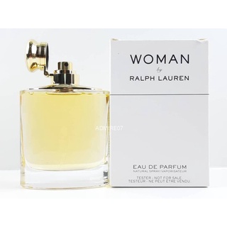 ส่งฟรี Woman by Ralph  Lauren EDP 100ml กล่องเทส  น้ำหอมแนวกลิ่นดอกไม้ขาวที่กำลังเบ่งบาน AUG02