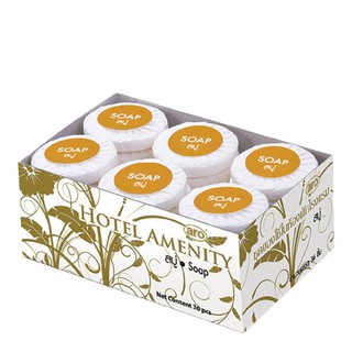 เอโร่  สบู่ก้อนหอม 15 กรัม x 36 ชิ้น(Hotel Amenity) Aro Scented Bar Soap 15g x 36pcs (Hotel Amenity)