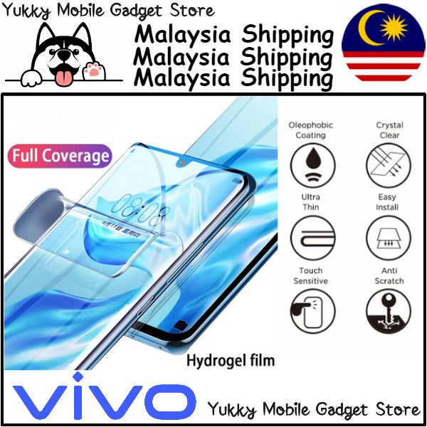Vivo V1 / V1 Max / V3 / V3 Max / V5 / V5s / V5 Lite / V5 Plus ฟิล์มกันรอยหน้าจอ Hydrogel