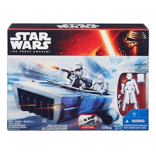 Star Wars Episode VII The Force Awakens 3.75-Inch Vehicle First Order Snowspeeder (White)