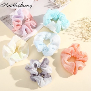 Haimeikang Korean Version Simple Cute Hair Ring Large Intestine Ring Sweet Wild Girl Fabric Hair Rope Hair Accessories Female