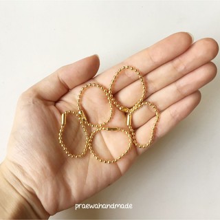 5pieces/set Ballchain พวงกุญแจโซ่ไข่ปลา