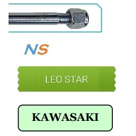 แกนล้อหลัง#kawasaki LEO STAR