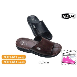 Adda.รองเท้าแตะแอดด้า​ เนื้อ​PU​ พื้นหนา​ เบอร์39-45 7C01