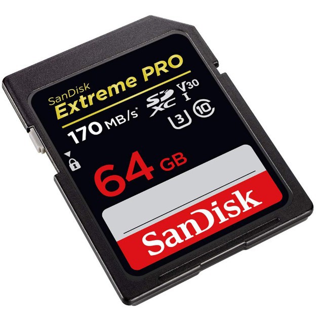 ♙▪SANDISK เอสดีการ์ด 64GB EXTREME PRO SD CARD # SDSDXXY-064G-GN4IN เมมโมรี่การ์ด