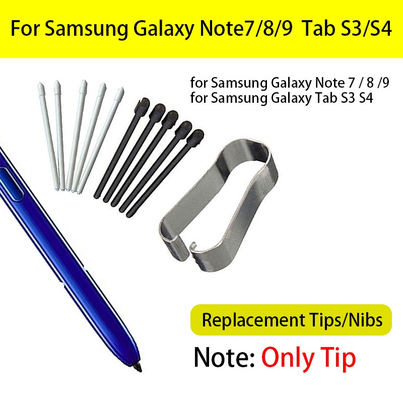 ปลายปากกาสไตลัส S แบบเปลี่ยน สําหรับ Samsung Galaxy Note 7 Note 8 Note 9 Tab S3 t820 S4 t860