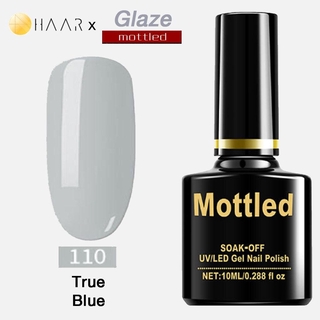 ยาทาเล็บ เจล Gel Nail Polish HAAR x Mottled Glaze Tone โทน เกลซ น้ำตาลเคลือบ สี ฟ้า เทา จัดจำหน่ายโดย HAAR Distribute...