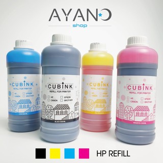 หมึกเติม Inkjet HP Refill ทุกรุ่น ขนาด 500 ml. (สินค้ารับประกันคุณภาพ)