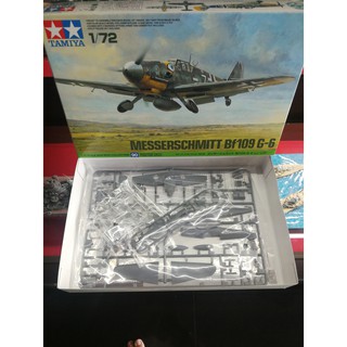 โมเดลเครื่องบินประกอบ Tamiya 1/72 TA60790 Messerschmitt Bf109G-6