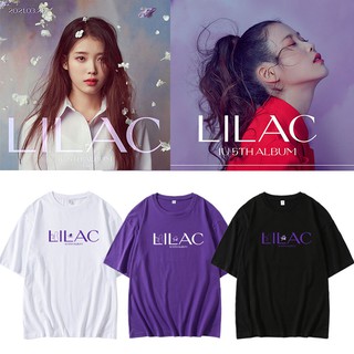 เสื้อยืด IU อัลบั้ม LILAC FANMADE