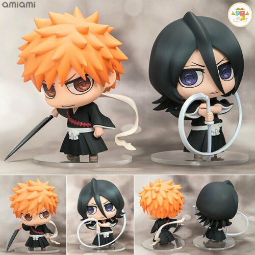 🇯🇵Bleach Chimi Mega Buddy Series! BLEACH Ichigo Kurosaki & Rukia Kutsuki Reaper figure บรีช เทพมรณะ 
