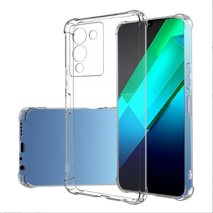 เคสโทรศัพท์มือถือแบบใส กันกระแทกสี่มุม สําหรับ Infinix Note 12 G96 Note 12 G96