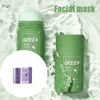 Green Tea Purifying Clay Stick Mask Deep Cleansing Oil Control and Fine Exfoliating Mask Suitable for All Skin Types