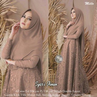 Ainun SYARI GAMIS&lt;Unk&gt; ฮิญาบ ฟรีจัมโบ้