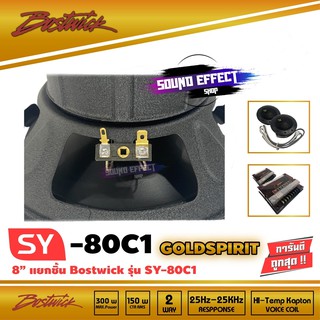 BOSTWICK รุ่น SY80 C1 Bostwick GOLD SPIRIT SERIES ลำโพง 8 นิ้วแยกชิ้น