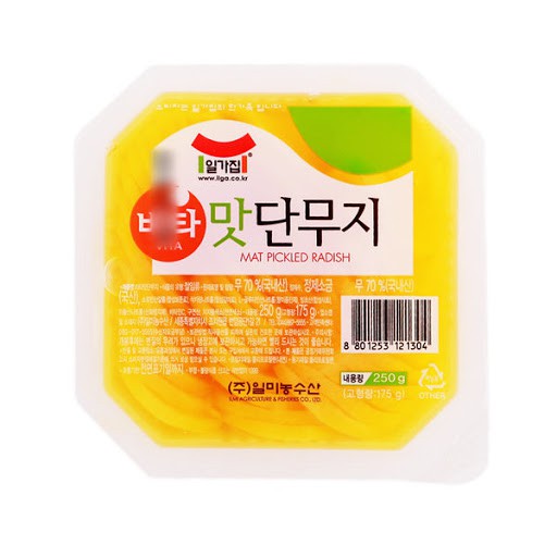 Llga Cut Pickled Radish [250 g.] :: หัวไชเท้าดองเกาหลี