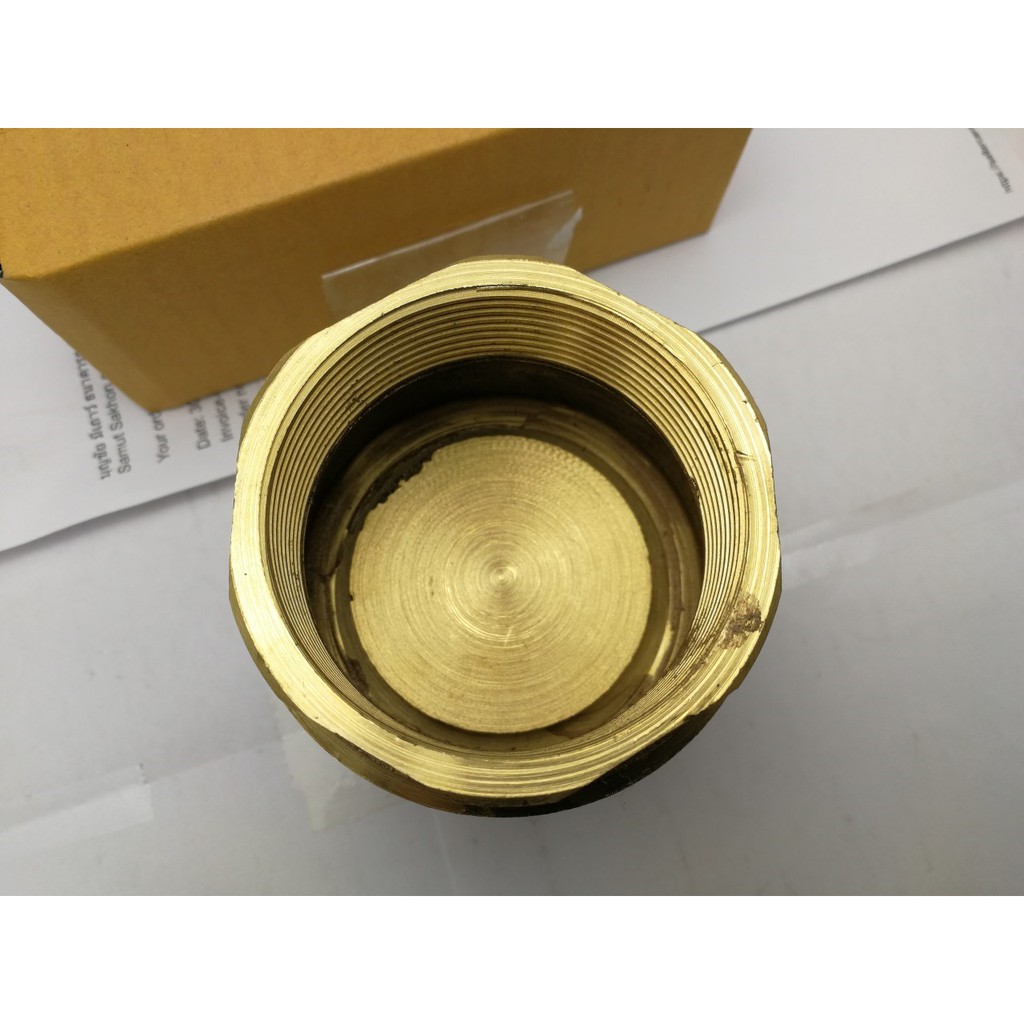 เช็ควาล์ว สปริงเช็ควาล์ว วาล์วน้ำ แนวตั้ง ขนาด 1 นิ้ว เกลียวนอก+เกลียวใน(Check vale)เช็ควาล์วกันน้ำไหลย้อนกลับ - รูปที่ 2