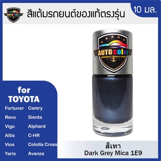 สีแต้มรถยนต์สำหรับ TOYOTA สีเทา Dark Grey Mica 1E9