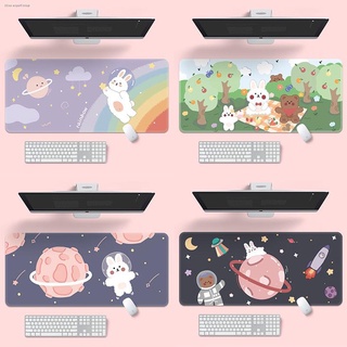 ⚡mousepad น่ารักและน่ารักแผ่นรองเมาส์ขนาดใหญ่สร้างสรรค์ INS เกมคอมพิวเตอร์ขนาดใหญ่แป้นพิมพ์หญิงสำนักงานชายแผ่นรองยาว