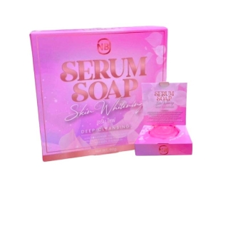 สบู่เซรั่ม NB SERUM SOAP สบู่ครูเบียร์ เเค่ฟอกก็เหมือนได้ทาเซรั่ม ของแท้100%