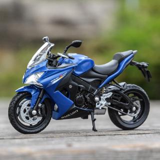 Welly 1:18 Suzuki 2017 GSX-S1000F รถหล่อแบบคงที่โมเดลรถจักรยานยนต์ของเล่นงานอดิเรกของสะสม