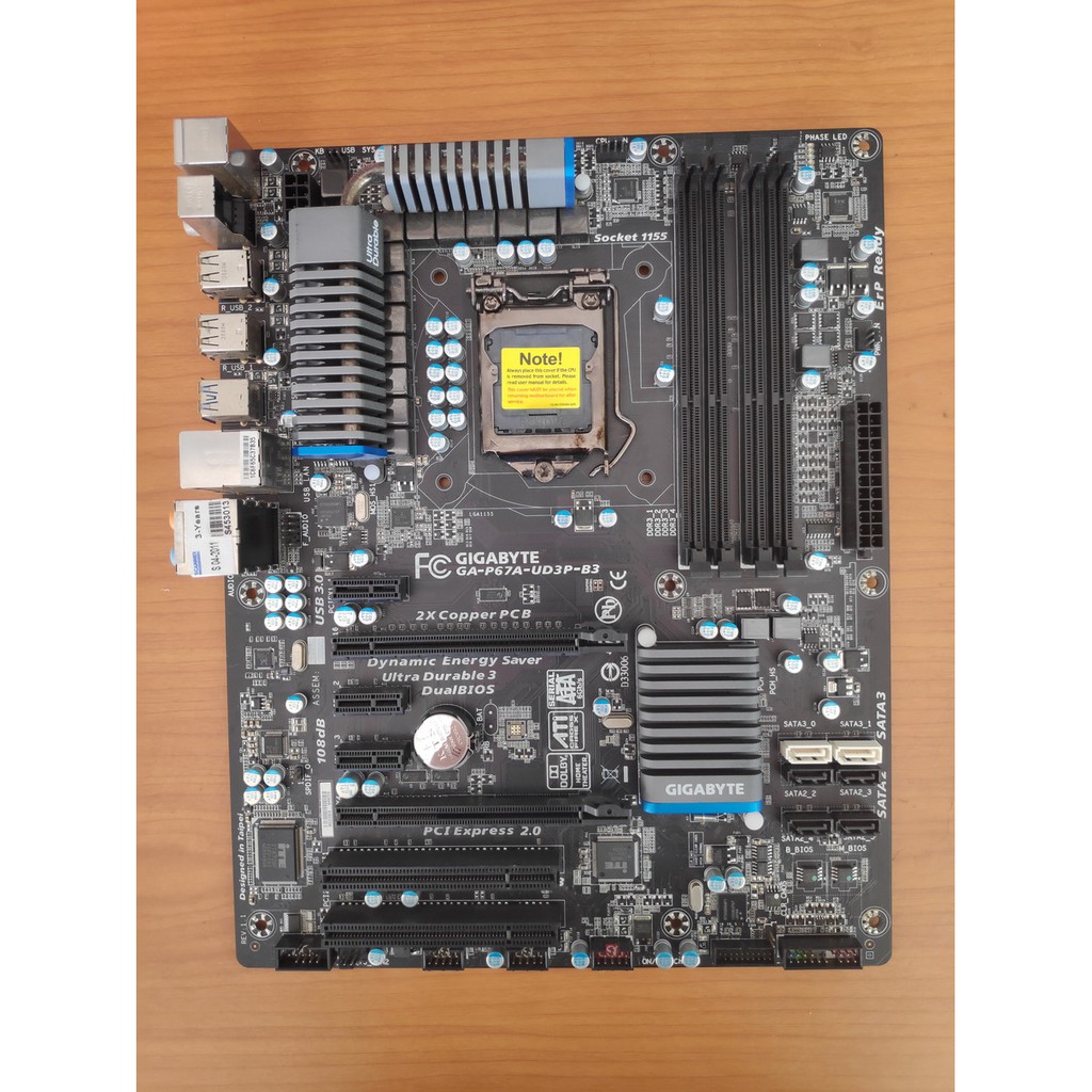 MAINBOARD (เมนบอร์ด) 1155 GIGABYTE GA-P67A-UD3P-B3 มือสอง