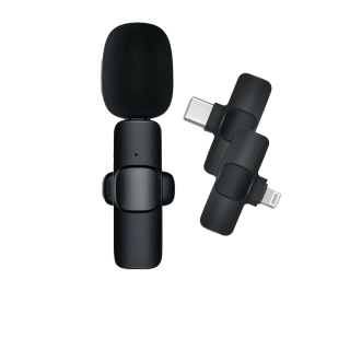 THAIFLIX ไมค์ไร้สาย Wireless Microphone รุ่น WM-20 ไมค์ไร้สายไลฟ์สด เสียงชัดใส บันทึกวีดีโอ หัวต่อแบบ Lightning/Type-C