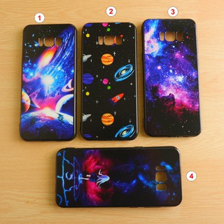 Samsung S8 / S8 plus เคสขอบนิ่มเส้นนูน กาแลคซี่