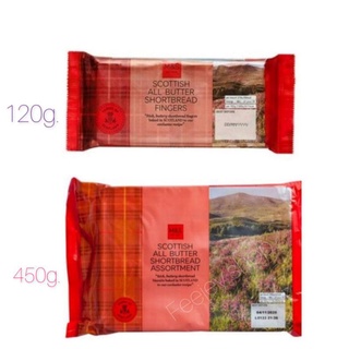 m&amp;s Scottish all butter shortbread assortment 120g//450g.🍪🧀คุกกี้รสเนยรูปทรงต่างๆ 120กรัม/450 กรัม