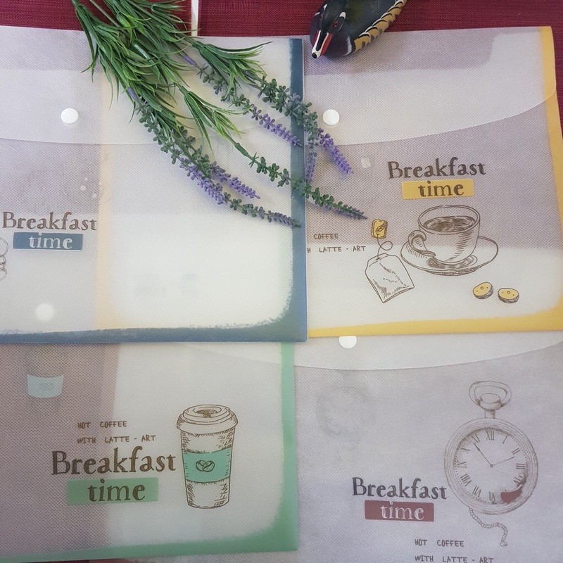 Plastic Button File A4 (3pcs)